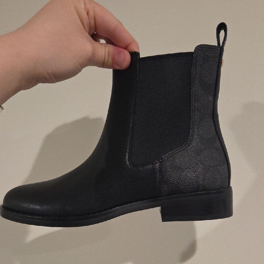 New Coach Black Ankle Booties Without Box